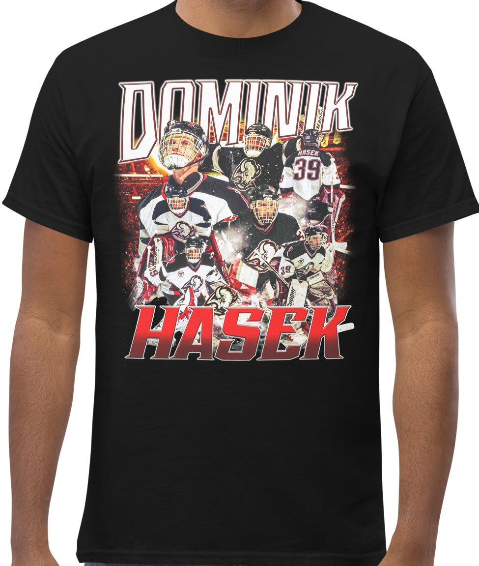 Dominik Hasek Throwback 90's Hockey Tee